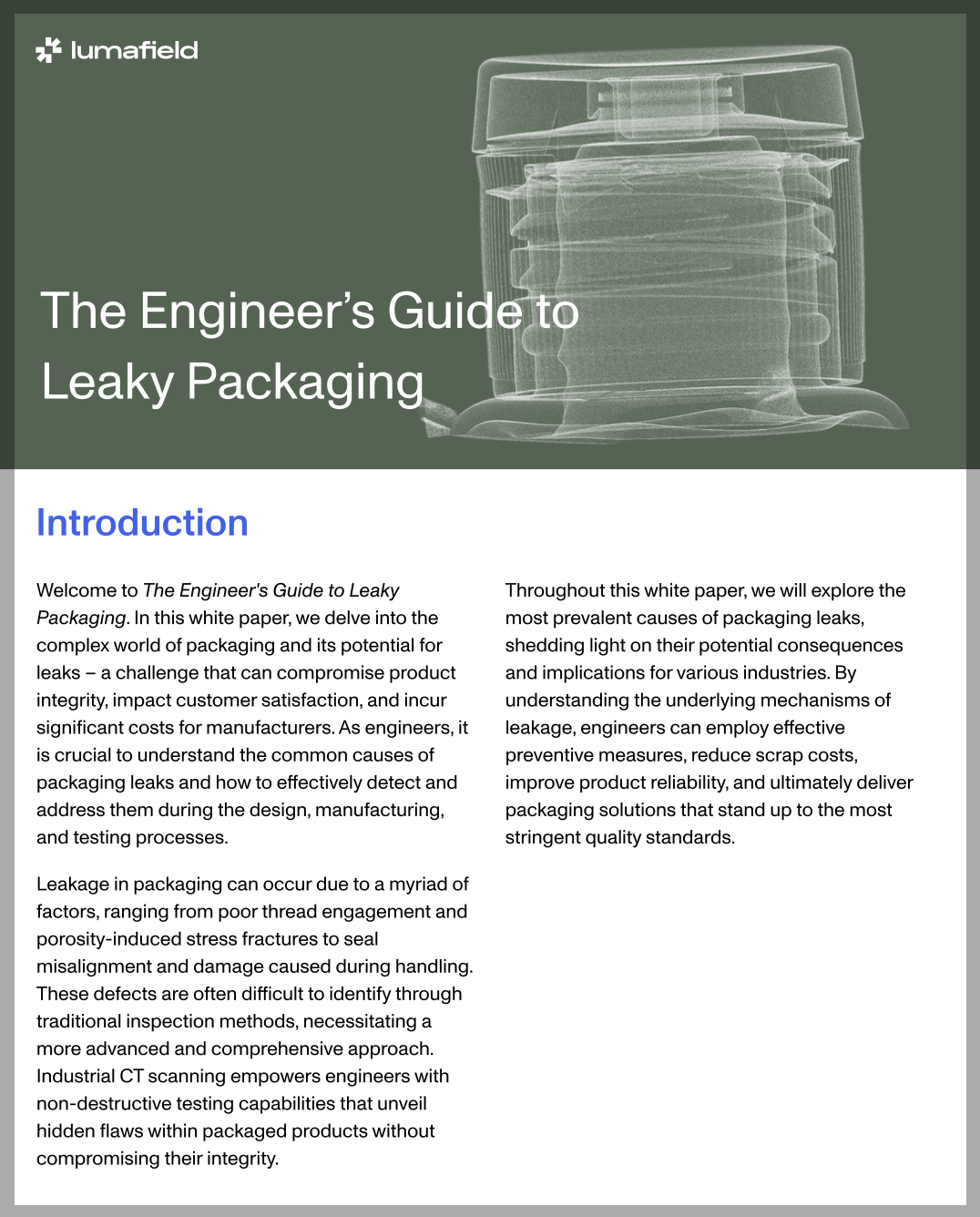 The Engineers Guide to Leaky Packaging The Engineers Guide to Leaky Packaging